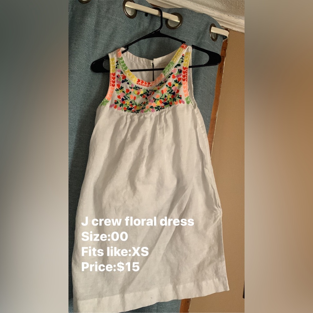 J crew floral dress
